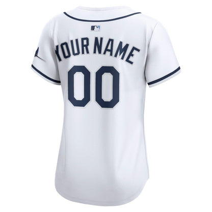 Tampa Bay Rays Women's Home Limited Custom Jersey - White | Nike