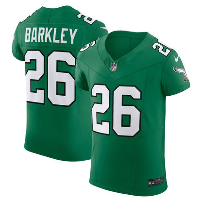 Saquon Barkley Philadelphia Eagles Alternate Vapor F.U.S.E. Elite Jersey - Kelly Green | Nike discount