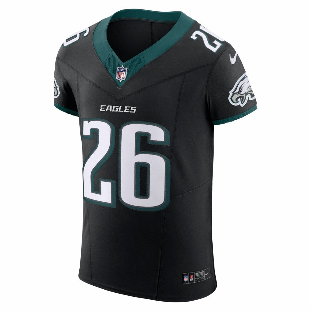 Saquon Barkley Philadelphia Eagles Alternate Vapor F.U.S.E. Elite Jersey - Black | Nike cheap