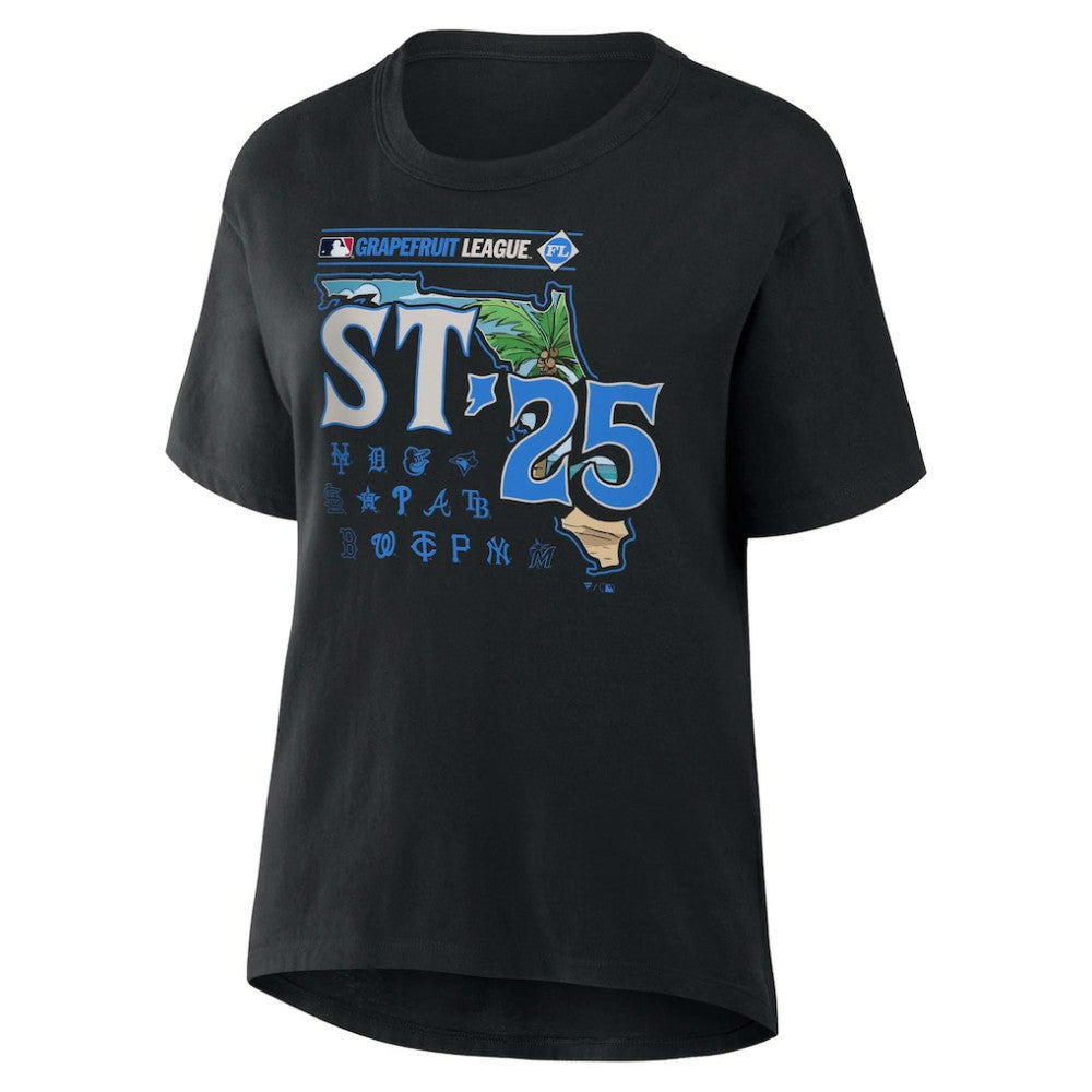 MLB Women's 2025 Spring Training Grapefruit League T-Shirt - Black