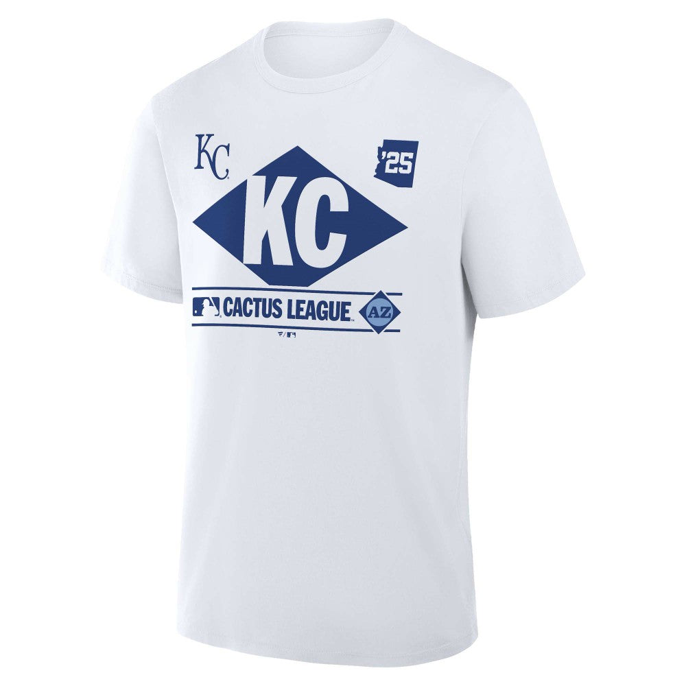 Kansas City Royals 2025 Spring Training Cactus League True Icon T-Shirt  - White