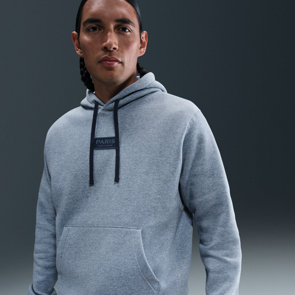 Paris Saint-Germain Club Pullover Hoodie - Heather Navy | Nike sale