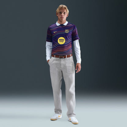 Barcelona Home 2025/26 Academy Pro Pre-Match Top - Navy | Nike online