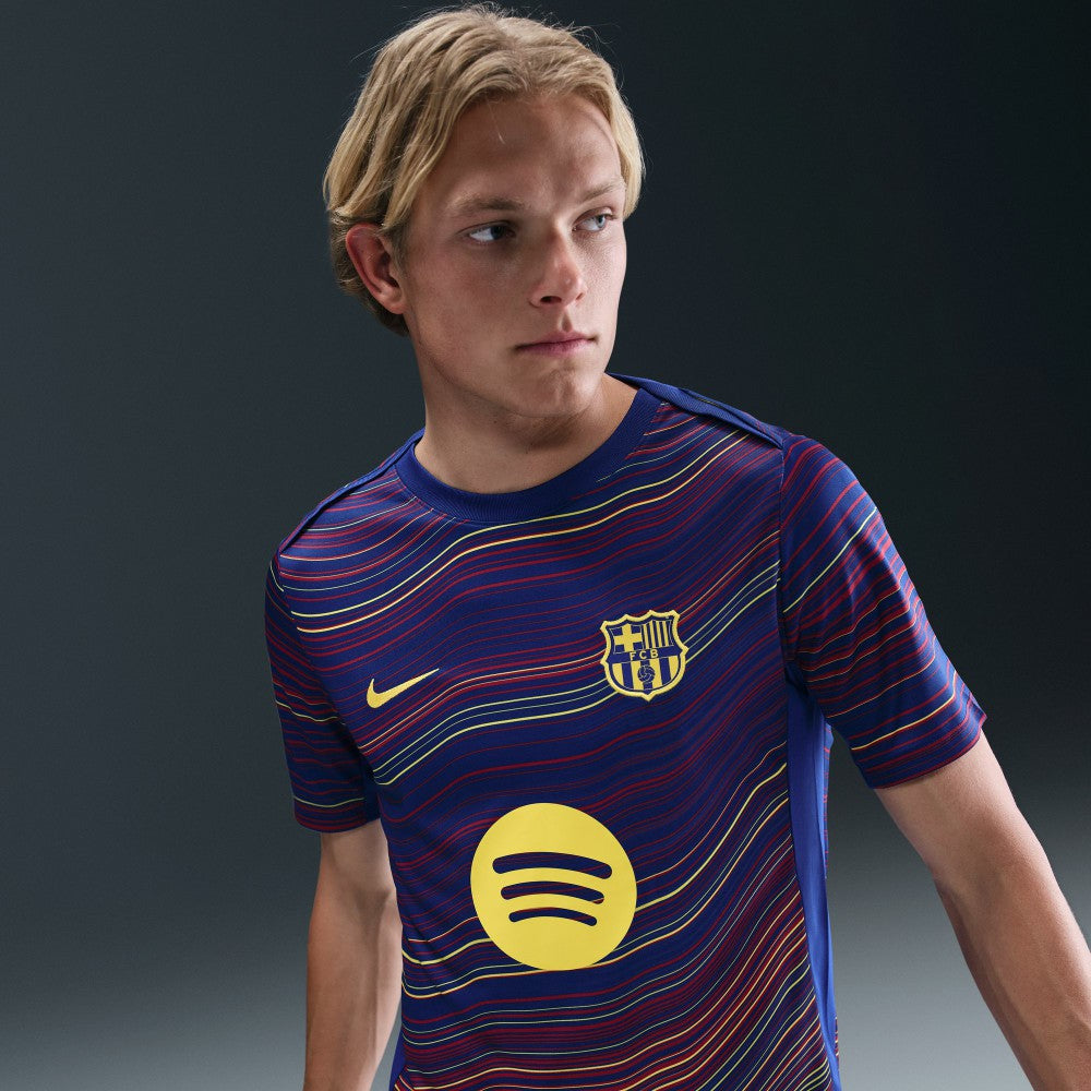 Barcelona Home 2025/26 Academy Pro Pre-Match Top - Navy | Nike online