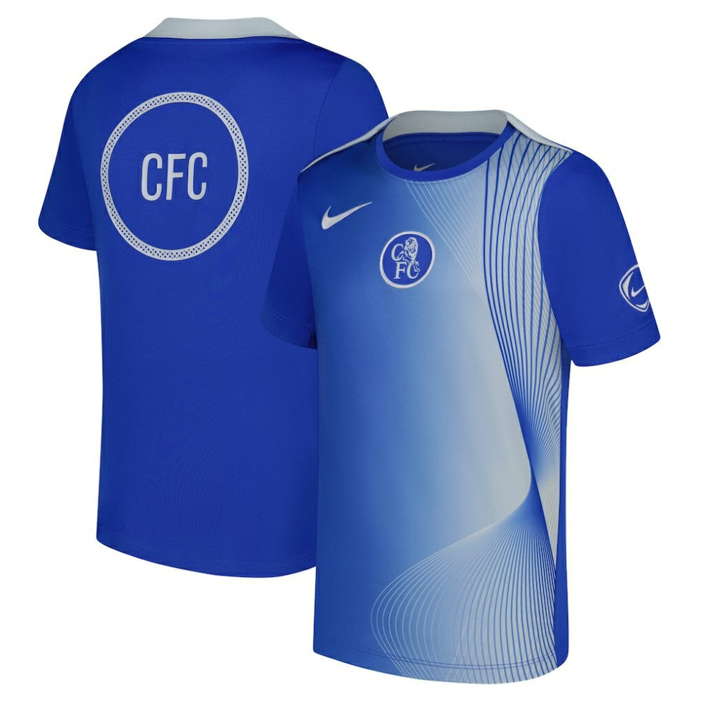 Chelsea Youth 2025/26 Third Academy Pro Pre-Match Dri-Fit Top - Blue | Nike online