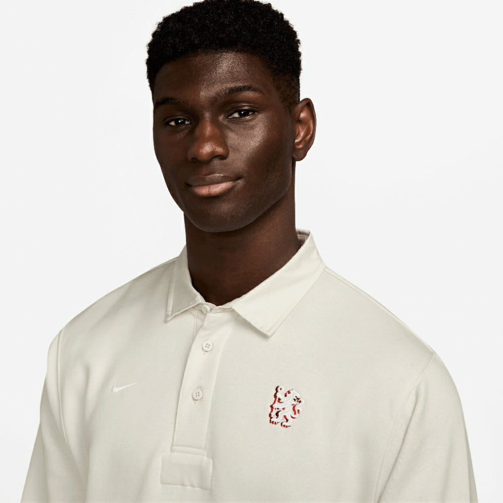 Chelsea Club Long Sleeve Polo - Cream | Nike on sale