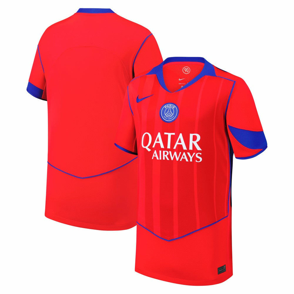 Paris Saint-Germain Youth 2025/26 Third Replica Jersey - Red | Nike on sale