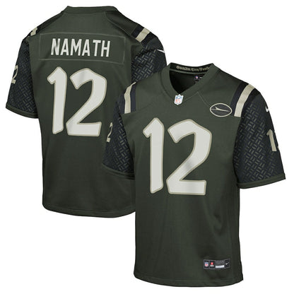 Joe Namath New York Jets Youth 2025 Rivalries Collection Retired Player Game Jersey - Gotham Green | Nike on sale