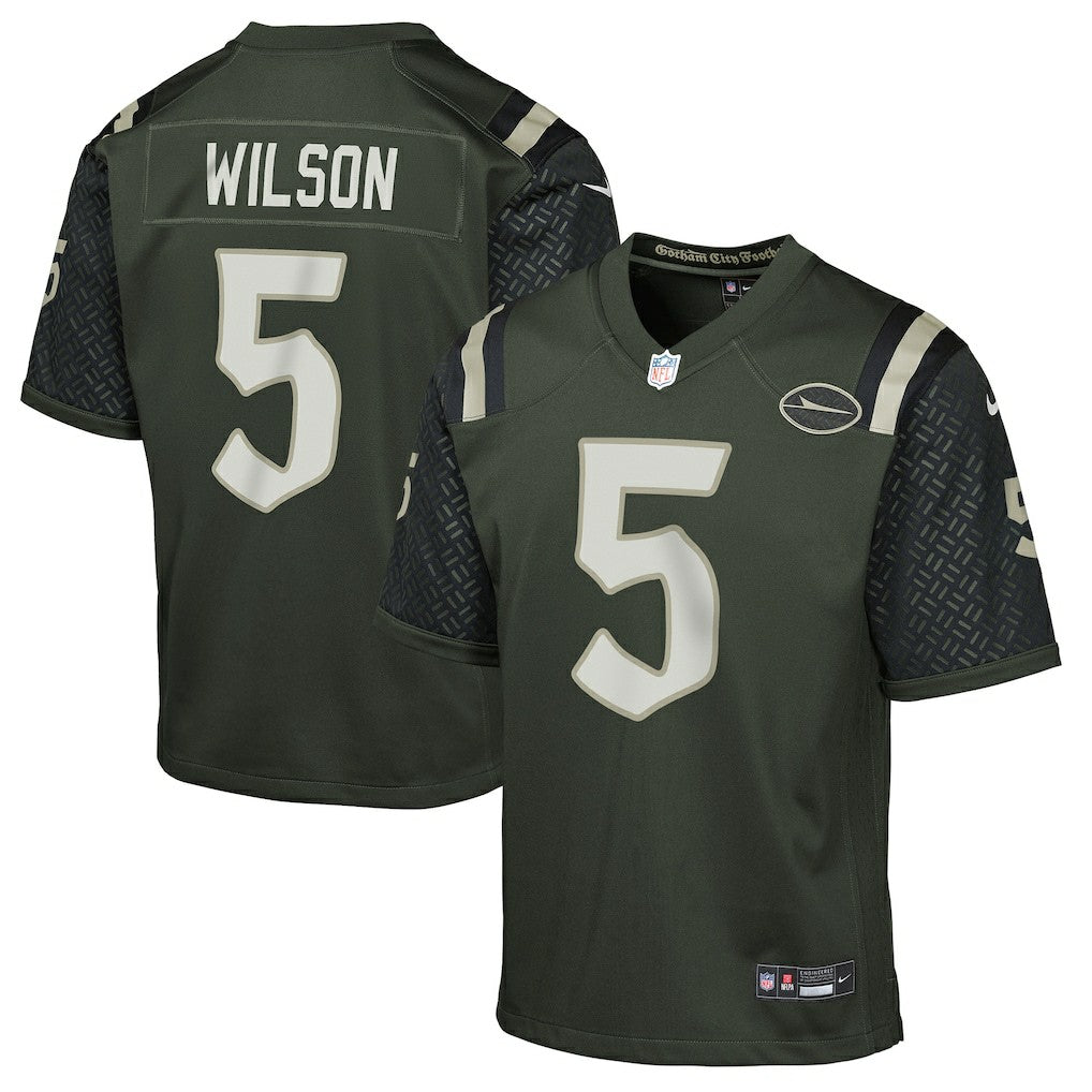 Garrett Wilson New York Jets Youth 2025 Rivalries Collection Game Jersey - Gotham Green | Nike sale
