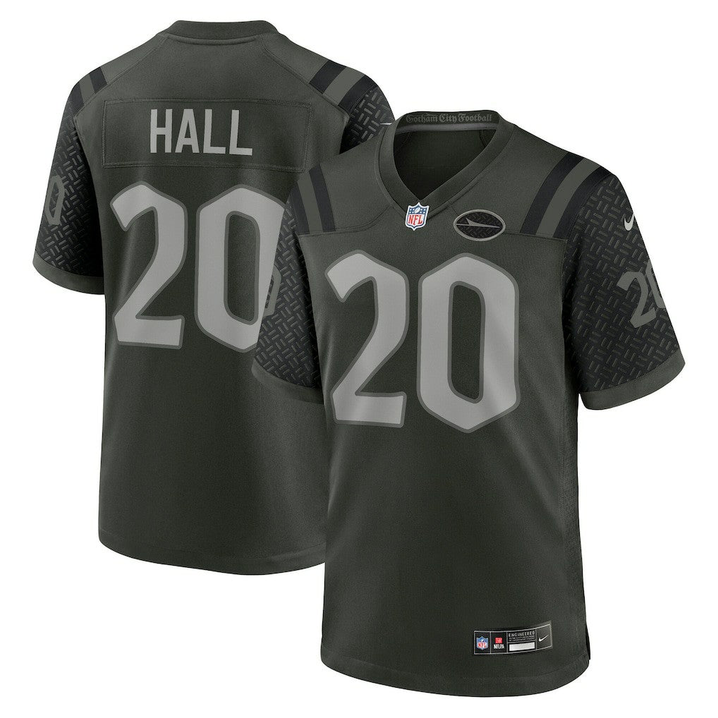 Breece Hall New York Jets 2025 Rivalries Collection Game Jersey - Gotham Green | Nike on sale