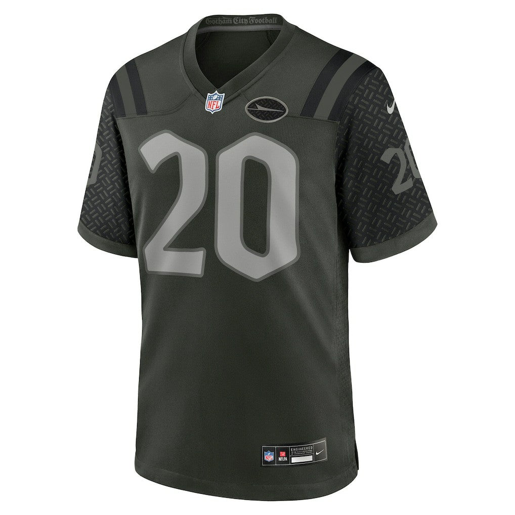 Breece Hall New York Jets 2025 Rivalries Collection Game Jersey - Gotham Green | Nike on sale