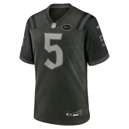 Garrett Wilson New York Jets 2025 Rivalries Collection Game Jersey - Gotham Green | Nike sale