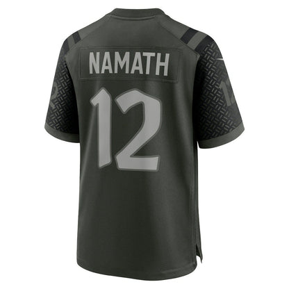 Joe Namath New York Jets 2025 Rivalries Collection Retired Player Game Jersey - Gotham Green | Nike discount