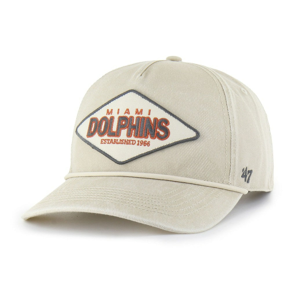 Miami Dolphins '47 Cairn Hitch Adjustable Hat - Khaki discount