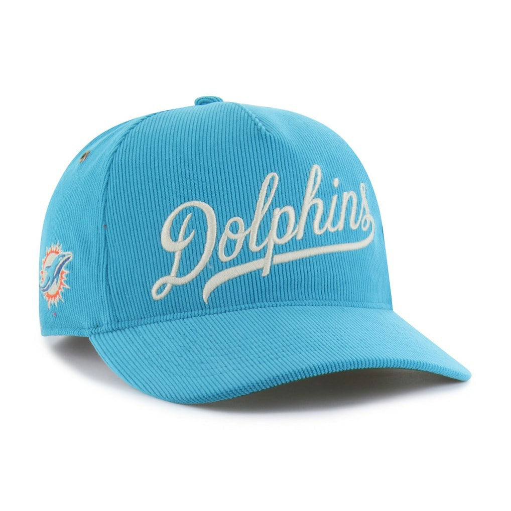 Miami Dolphins '47 Golden Age Corduroy Hitch Adjustable Hat - Aqua discount
