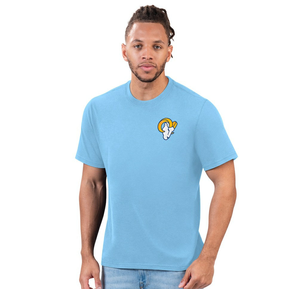 Los Angeles Rams Margaritaville Wastin' Away T-Shirt - Light Blue for sale