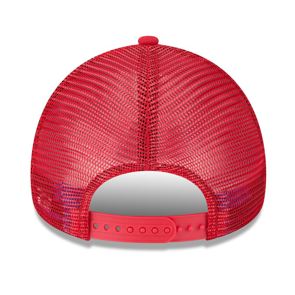 Washington Nationals 2025 Big League Chew A-Frame 9FORTY Adjustable Trucker Hat - Red | New Era