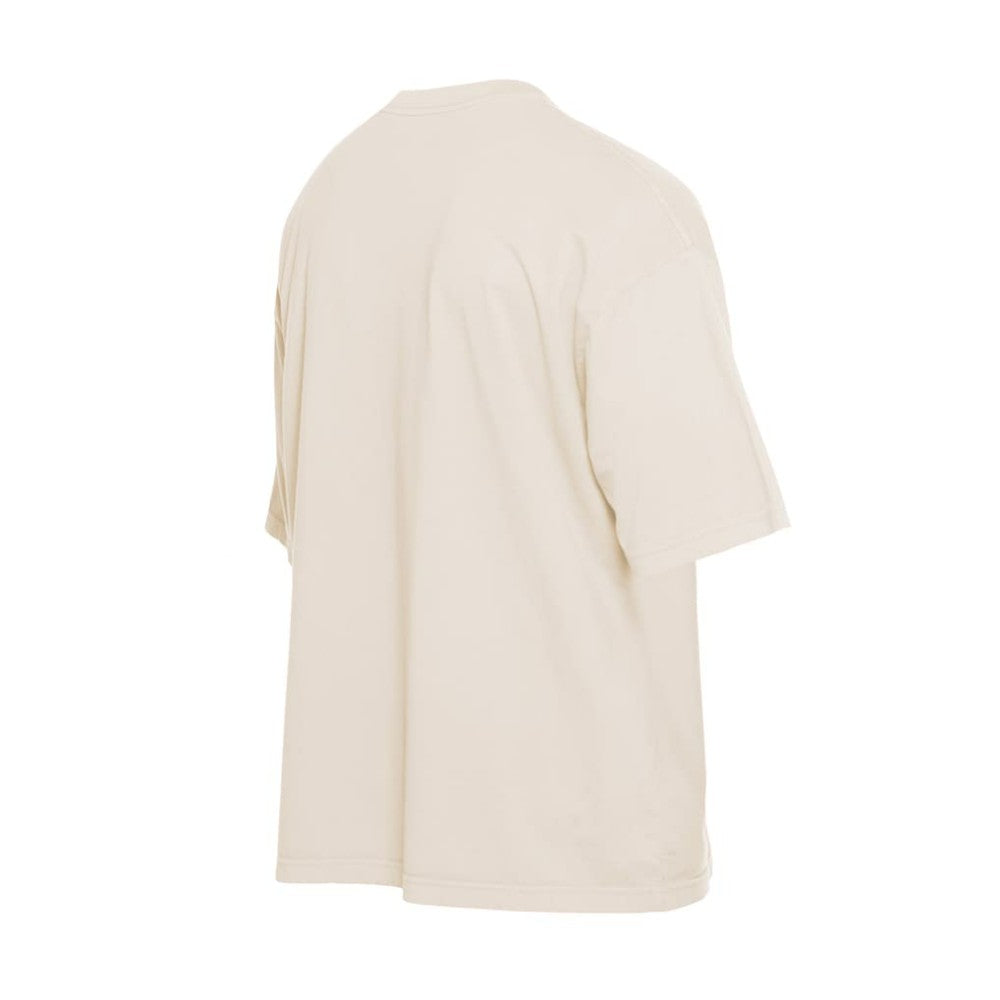 Chicago Cubs Cooperstown Collection Oversized Throwback Distressed T-Shirt - Cream | New Era
