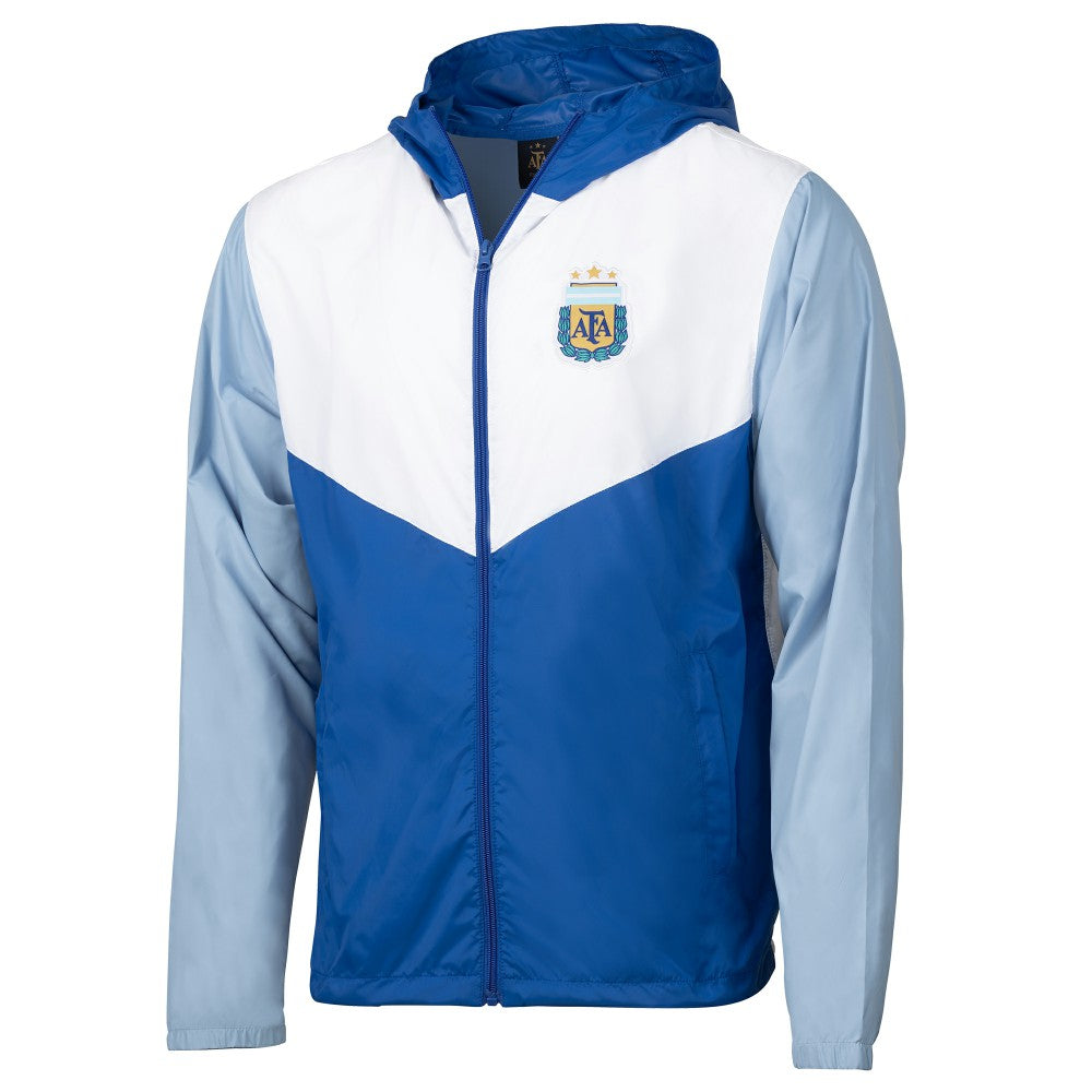 Argentina National Team Block Pro Full-Zip Windbreaker Jacket - Royal outlet