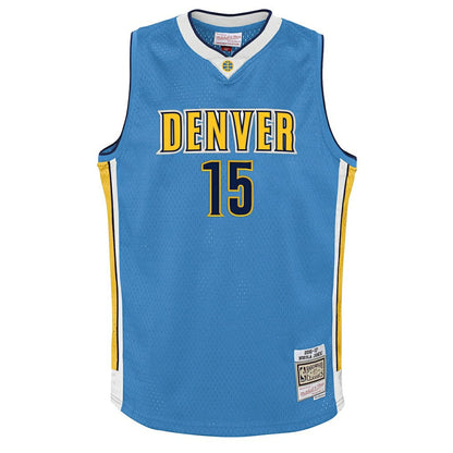 Nikola Jokic Denver Nuggets Youth 2016/17 Hardwood Classics Swingman Jersey sale - Light Blue | Mitchell & Ness online