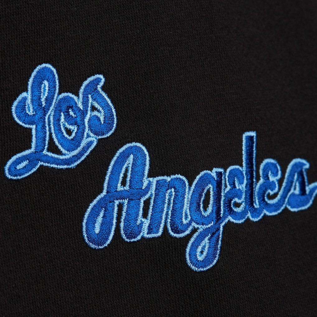 Los Angeles Lakers Hardwood Classics Blackout Collection Pullover Hoodie - Black | Mitchell & Ness shop