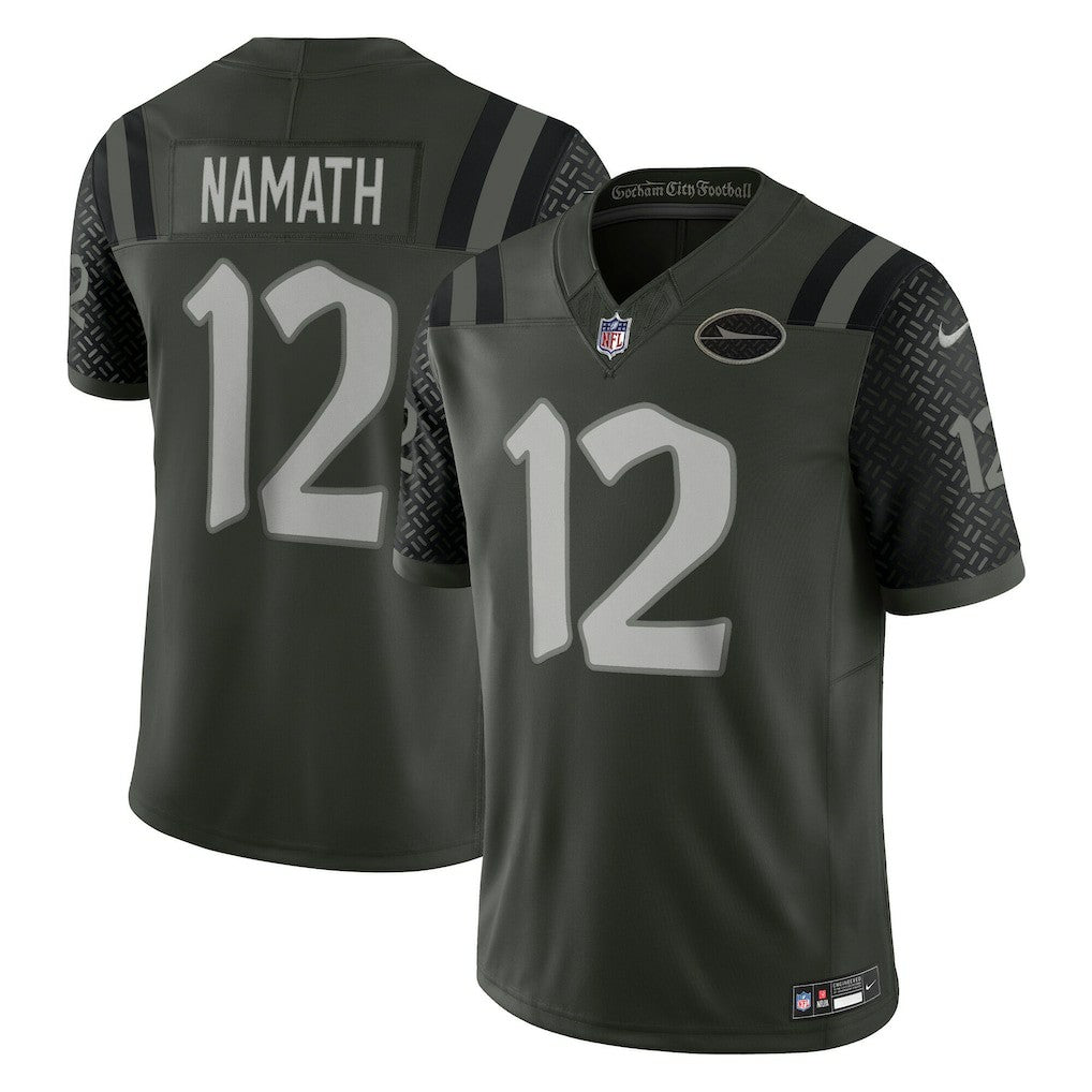 Joe Namath New York Jets 2025 Rivalries Collection Retired Player Limited Jersey - Gotham Green | Nike online