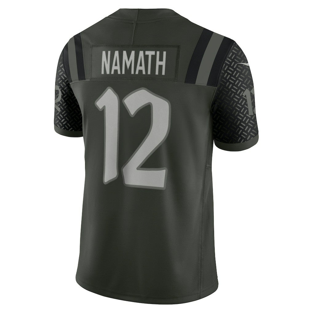 Joe Namath New York Jets 2025 Rivalries Collection Retired Player Limited Jersey - Gotham Green | Nike online