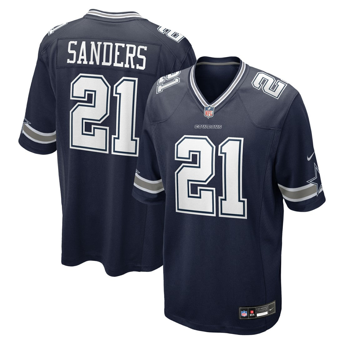 Deion Sanders Dallas Cowboys Team Retired Player Game Jersey - Navy | Nike sale