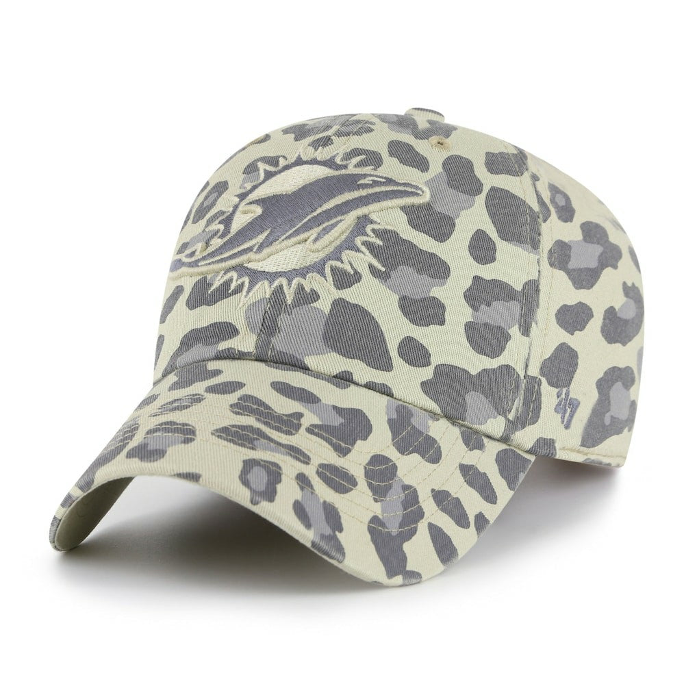 Miami Dolphins '47 Women's Bagheera Clean Up Adjustable Hat - Gray discount