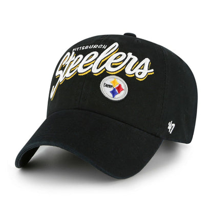 Pittsburgh Steelers '47 Women's Ariana Clean Up Adjustable Hat - Black outlet