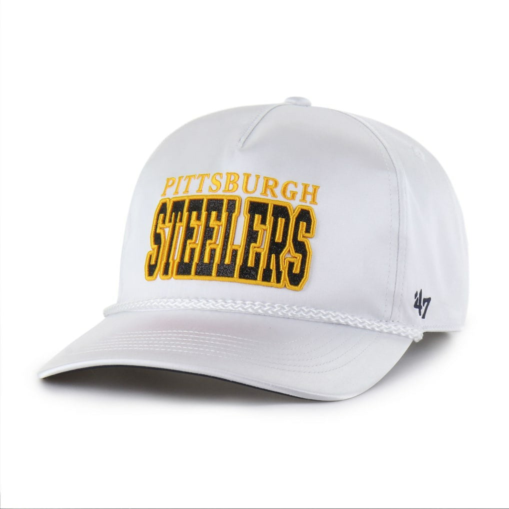 Pittsburgh Steelers '47 Women's Outspoken Hitch Adjustable Hat - White discount