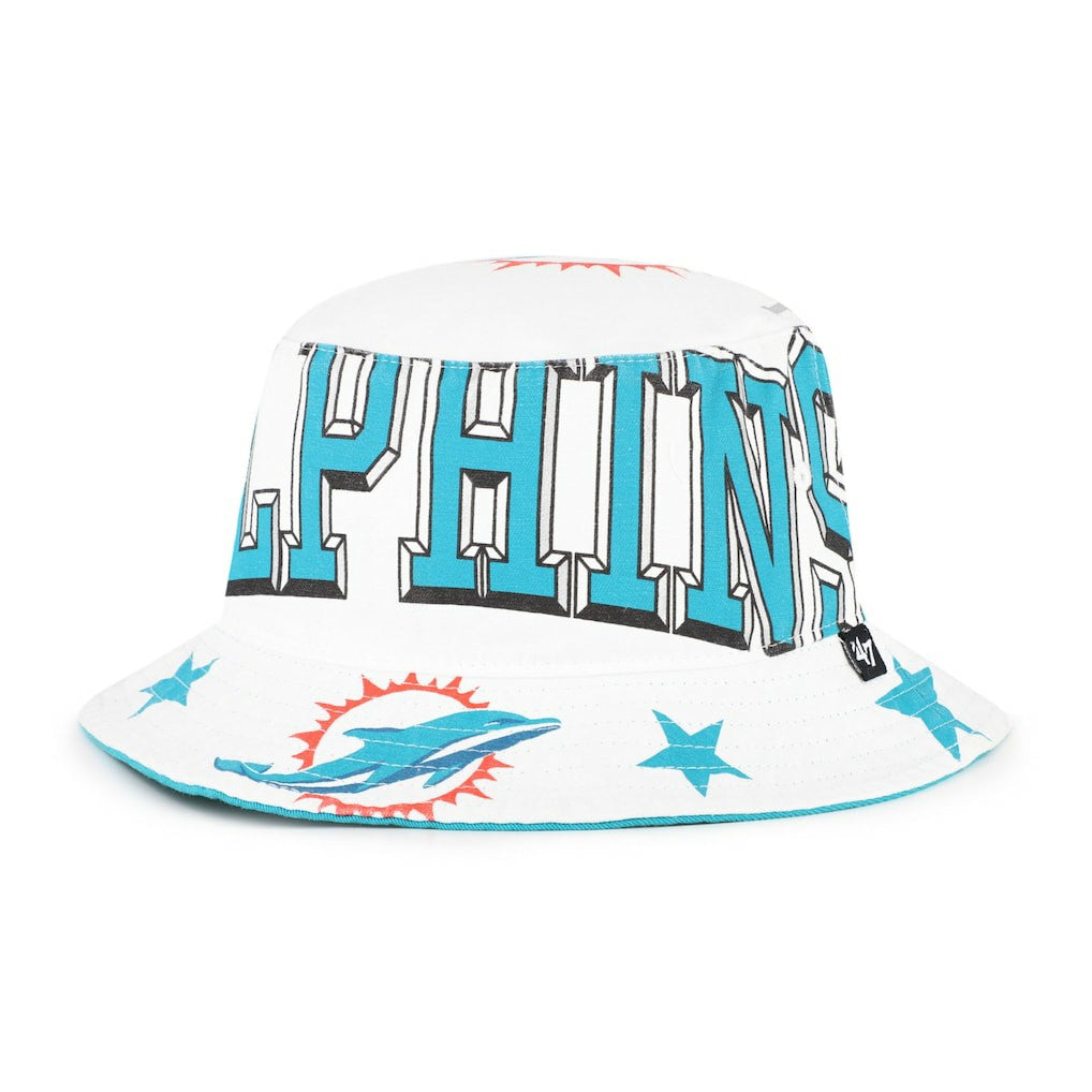 Miami Dolphins '47 Women's Energize Bucket Hat - White outlet