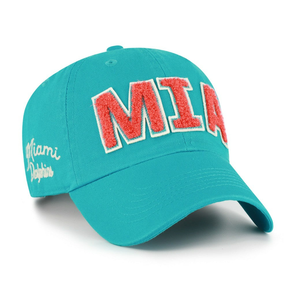Miami Dolphins '47 Women's Zoey Clean Up Adjustable Hat - Aqua on sale