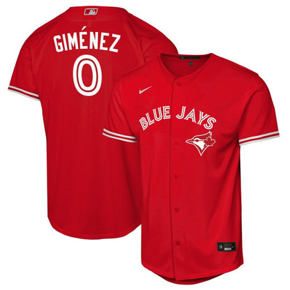 Andrés Giménez Toronto Blue Jays Youth Canada Day Replica Jersey - Red | Nike