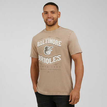 Baltimore Orioles Darius Rucker Collection Sun Faded T-Shirt - Tan