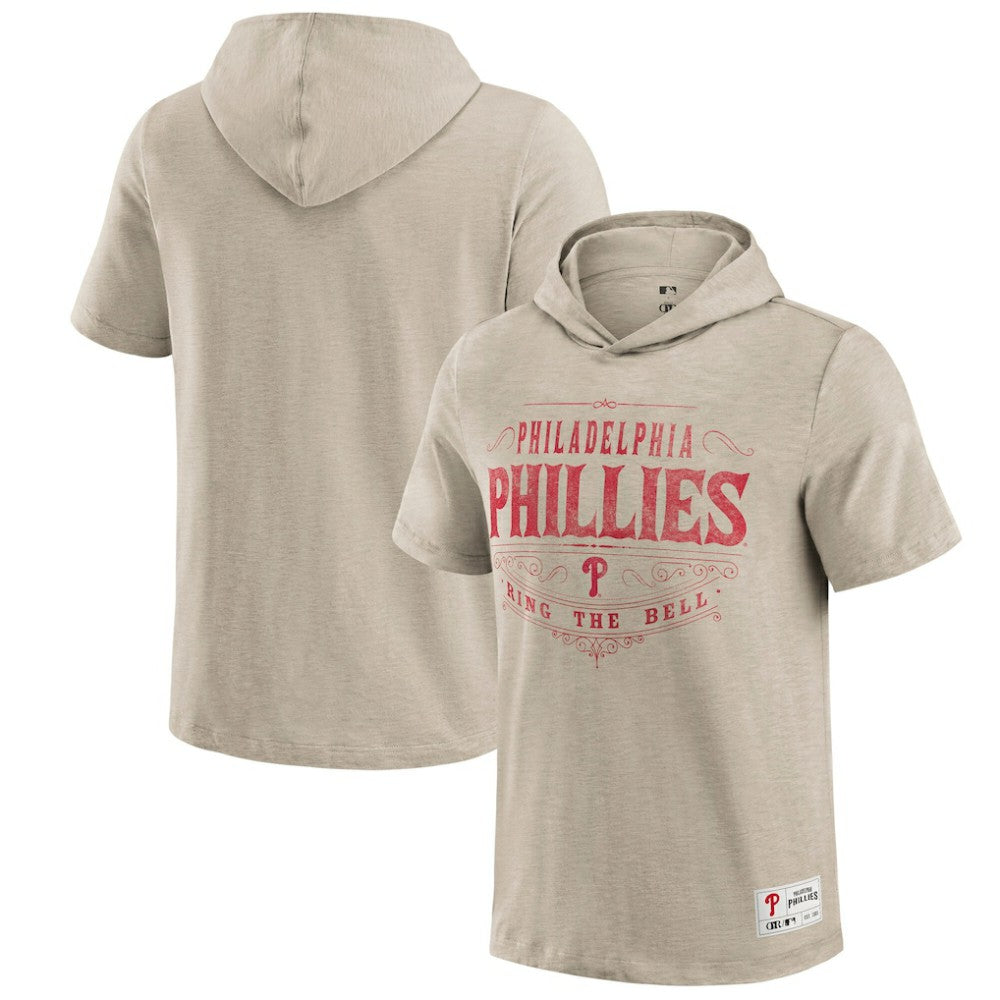 Philadelphia Phillies Darius Rucker Collection Hooded T-Shirt - Tan