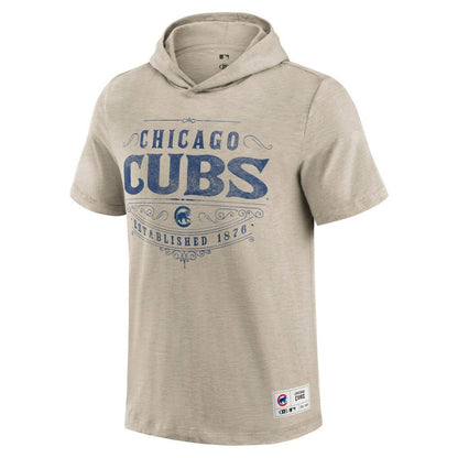 Chicago Cubs Darius Rucker Collection Hooded T-Shirt - Tan