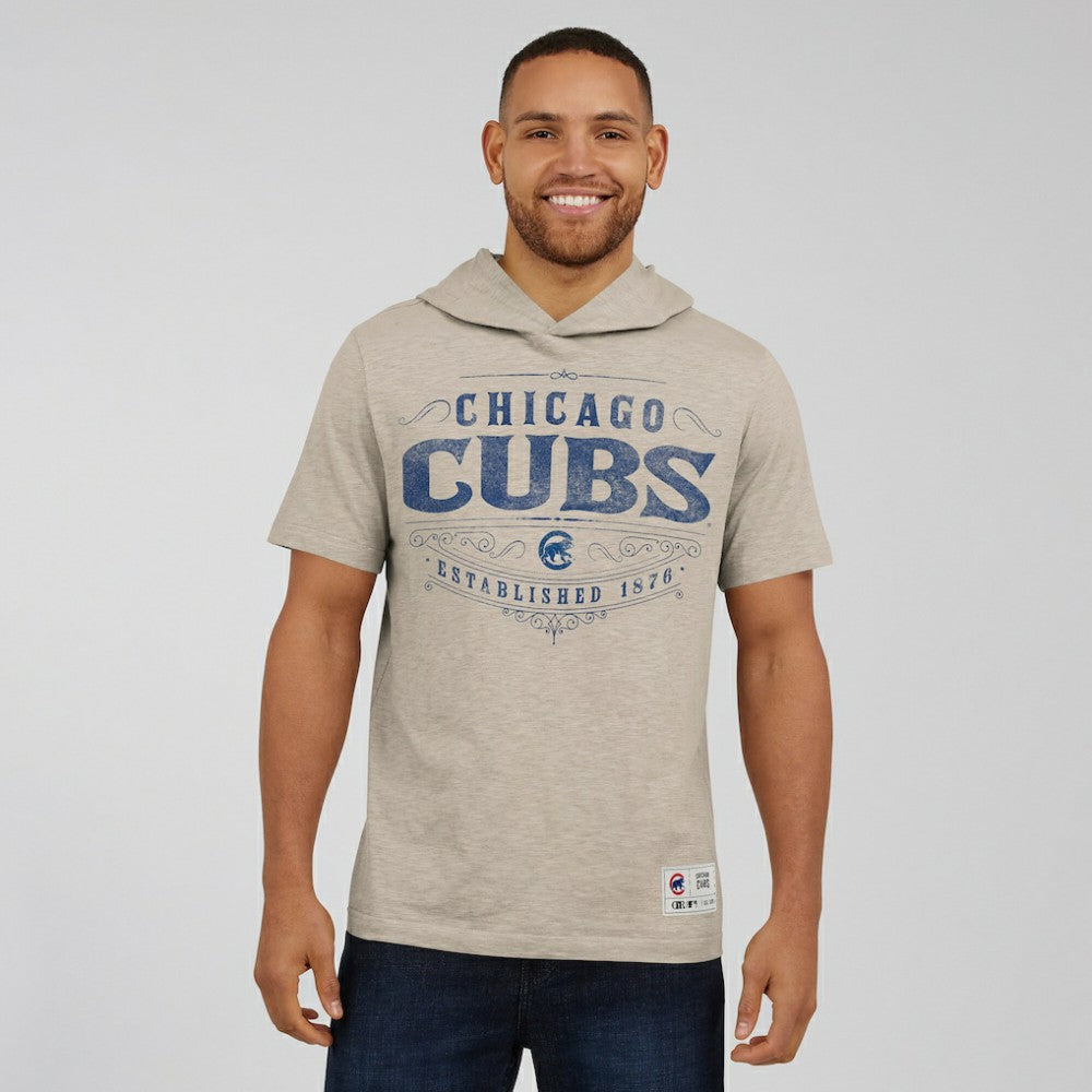 Chicago Cubs Darius Rucker Collection Hooded T-Shirt - Tan