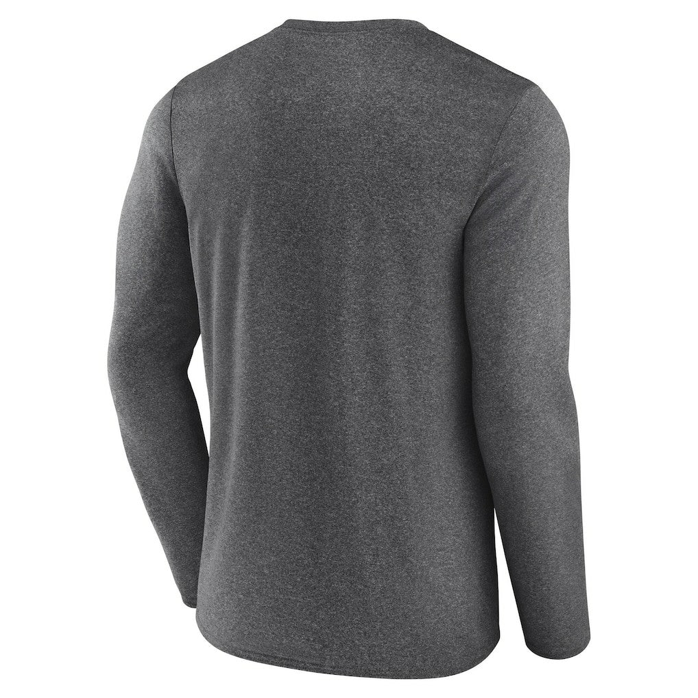 Arizona Cardinals Blackout Long Sleeve T-Shirt - Heather Charcoal for sale