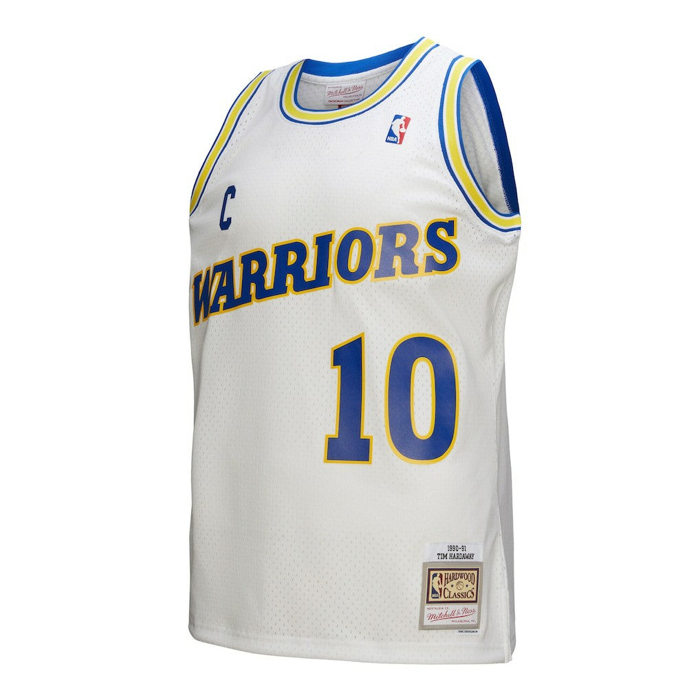 Tim Hardaway Golden State Warriors Hardwood Classics 1990/91 Swingman Jersey sale - White | Mitchell & Ness outlet