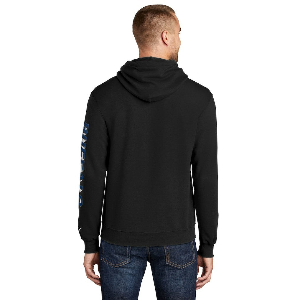 Buffalo Bills Starter Wordmark Logo Pullover Hoodie - Black sale