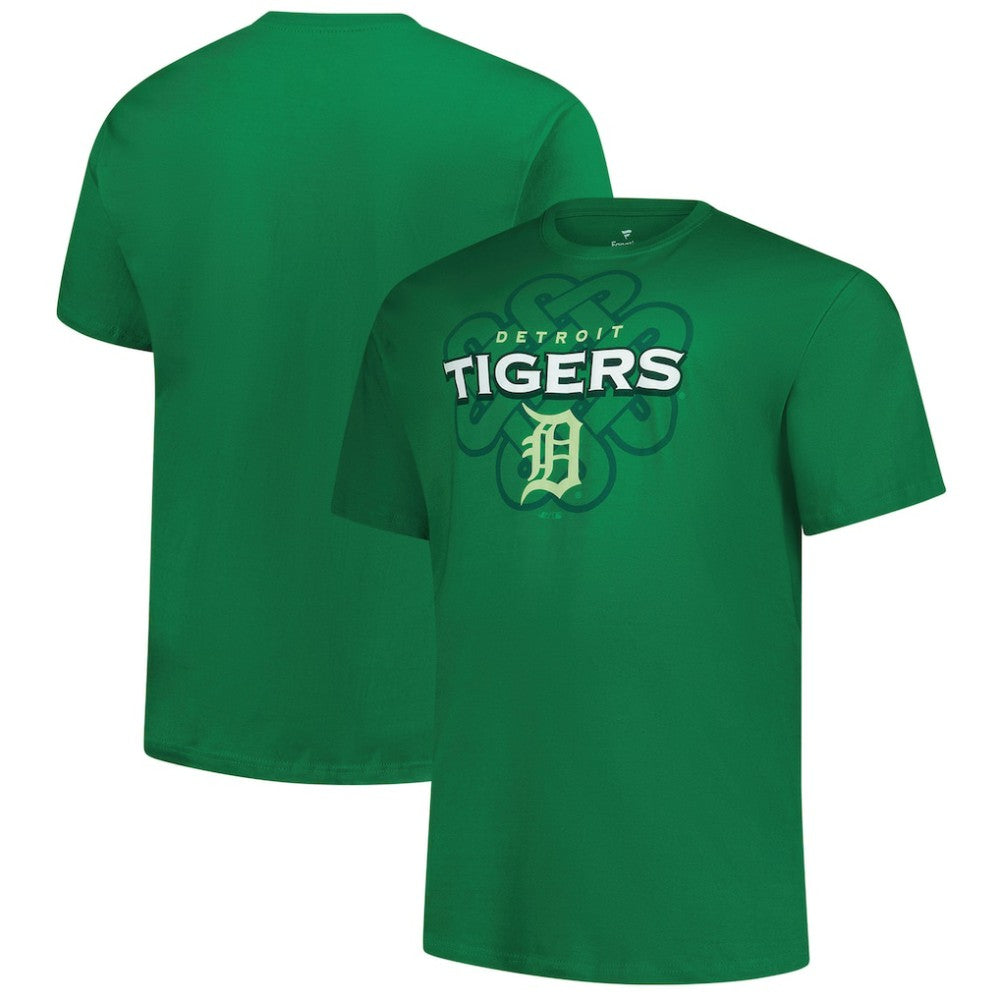 Detroit Tigers Profile Big & Tall Celtic T-Shirt - Kelly Green