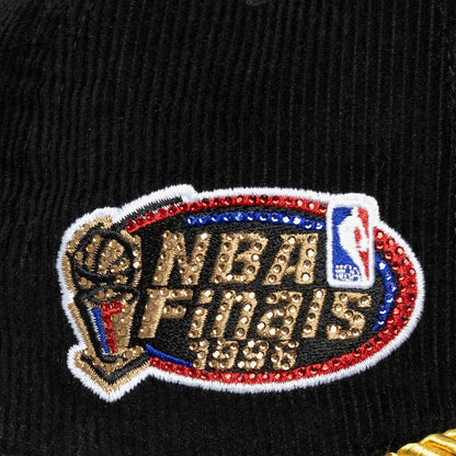 Chicago Bulls x DANNIJO Women's Deadstock Cord Snapback Hat - Black | Mitchell & Ness cheap