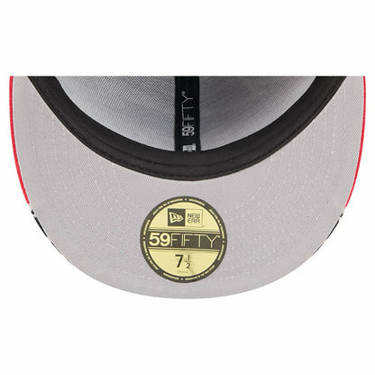 Chicago Bulls Break 59FIFTY Fitted Hat - Black/Red | New Era cheap