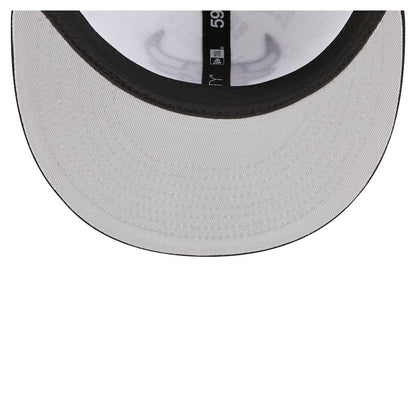 Chicago Bulls Repeat 59Fifty Fitted Hat - White/Black | New Era shop