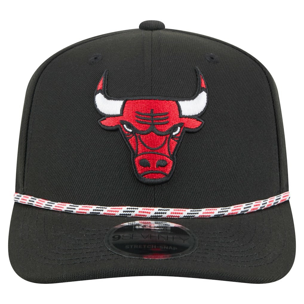 Chicago Bulls Rope 9SEVENTY Adjustable Hat - Black | New Era shop