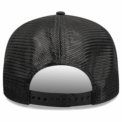 Chicago Bulls Quilted 9SEVENTY Trucker Adjustable Hat - Black | New Era on sale