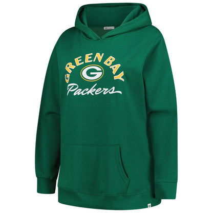 Green Bay Packers '47 Women's Plus Size Whirlwind Naomi Hoodie - Green online