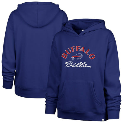Buffalo Bills '47 Women's Plus Size Whirlwind Naomi Hoodie - Royal on sale