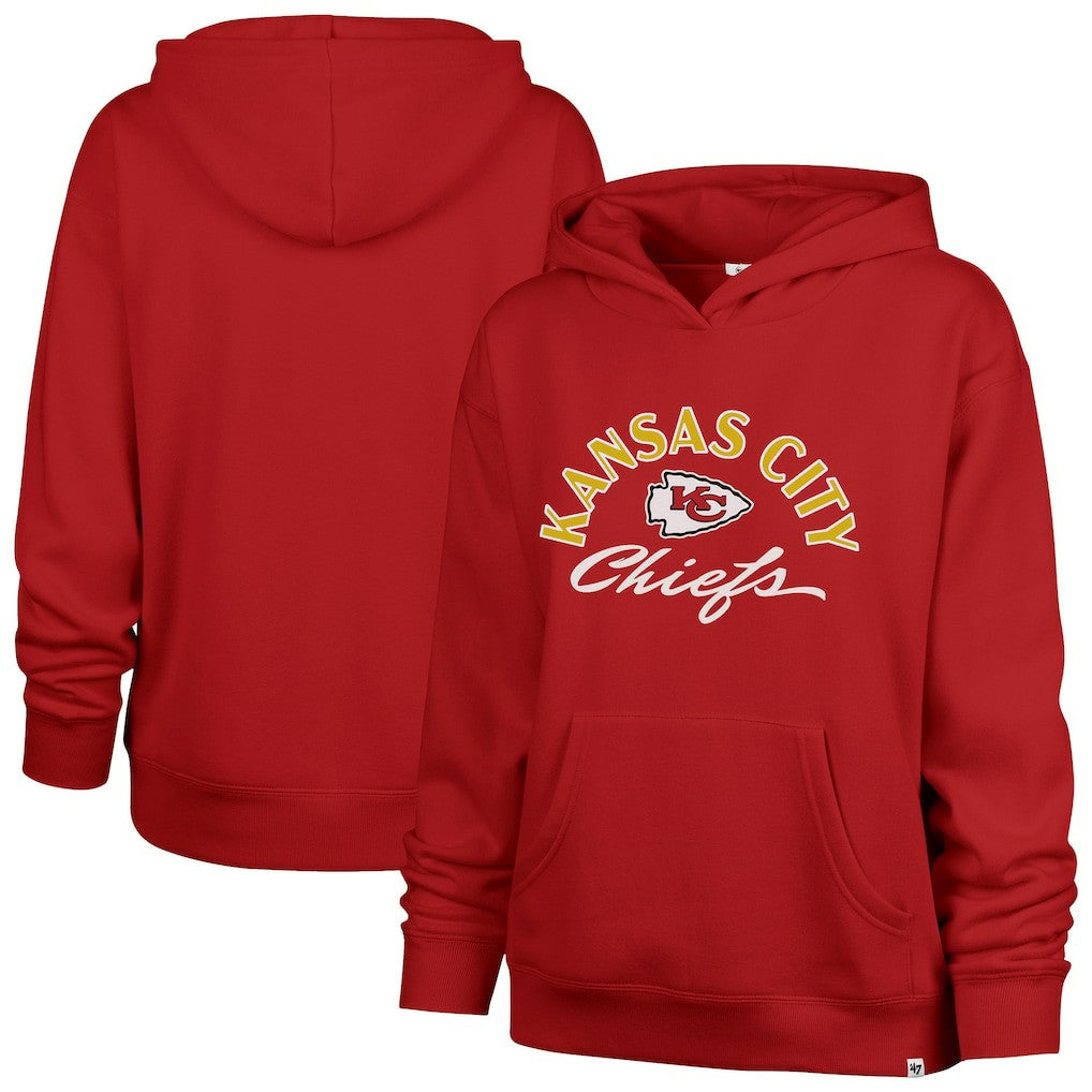 Kansas City Chiefs '47 Women's Plus Size Whirlwind Naomi Hoodie - Red discount